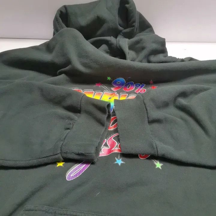 Balenciaga Balenciaga Balenciaga Black Colorful Logo Distressed Hoodi Size US M / EU 48-50 / 2 - 6 Thumbnail