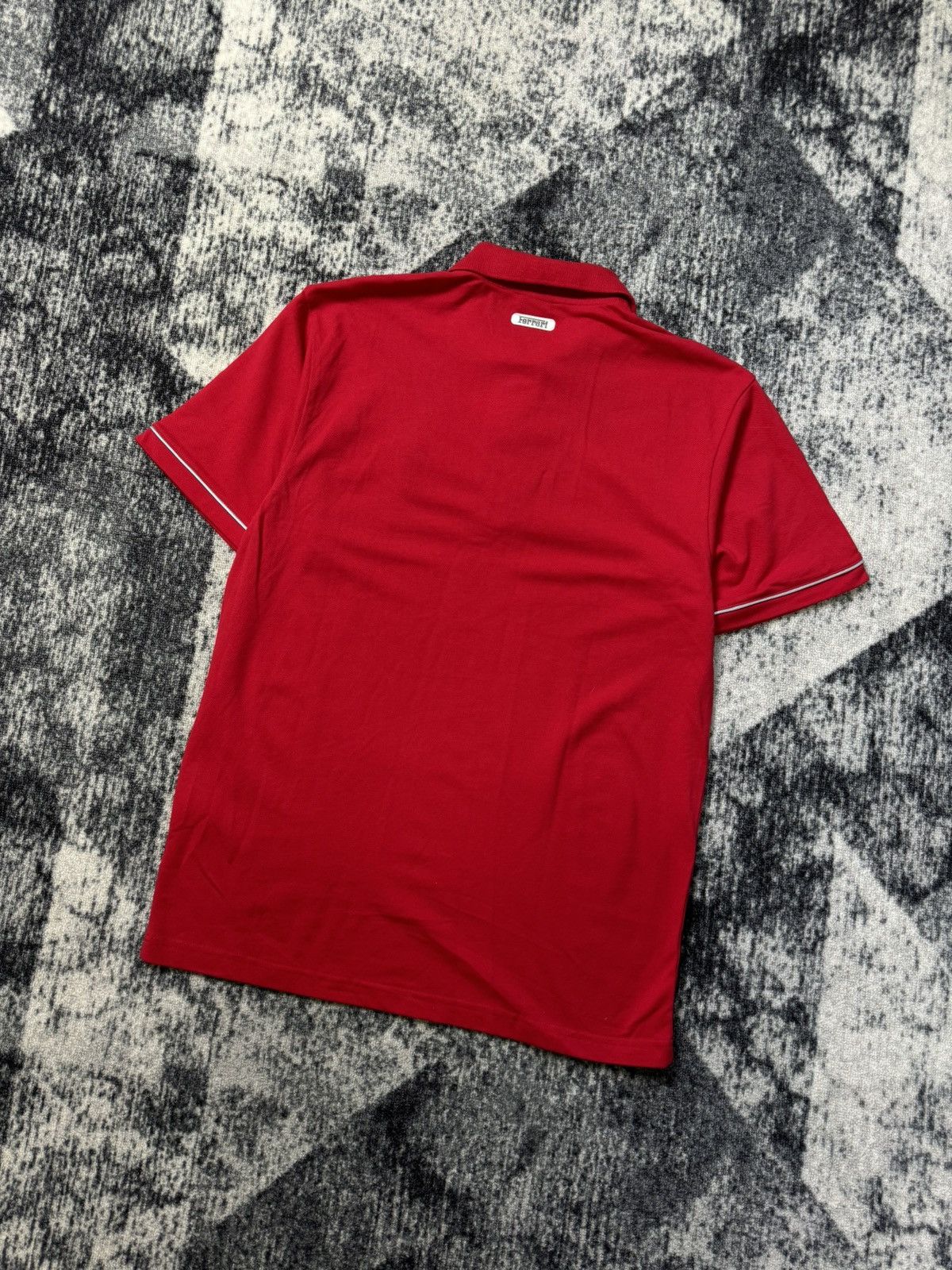 Ferrari Vintage Ferrari Polo Racing Polo T Shirt Michael Schumacher Size US L / EU 52-54 / 3 - 6 Thumbnail