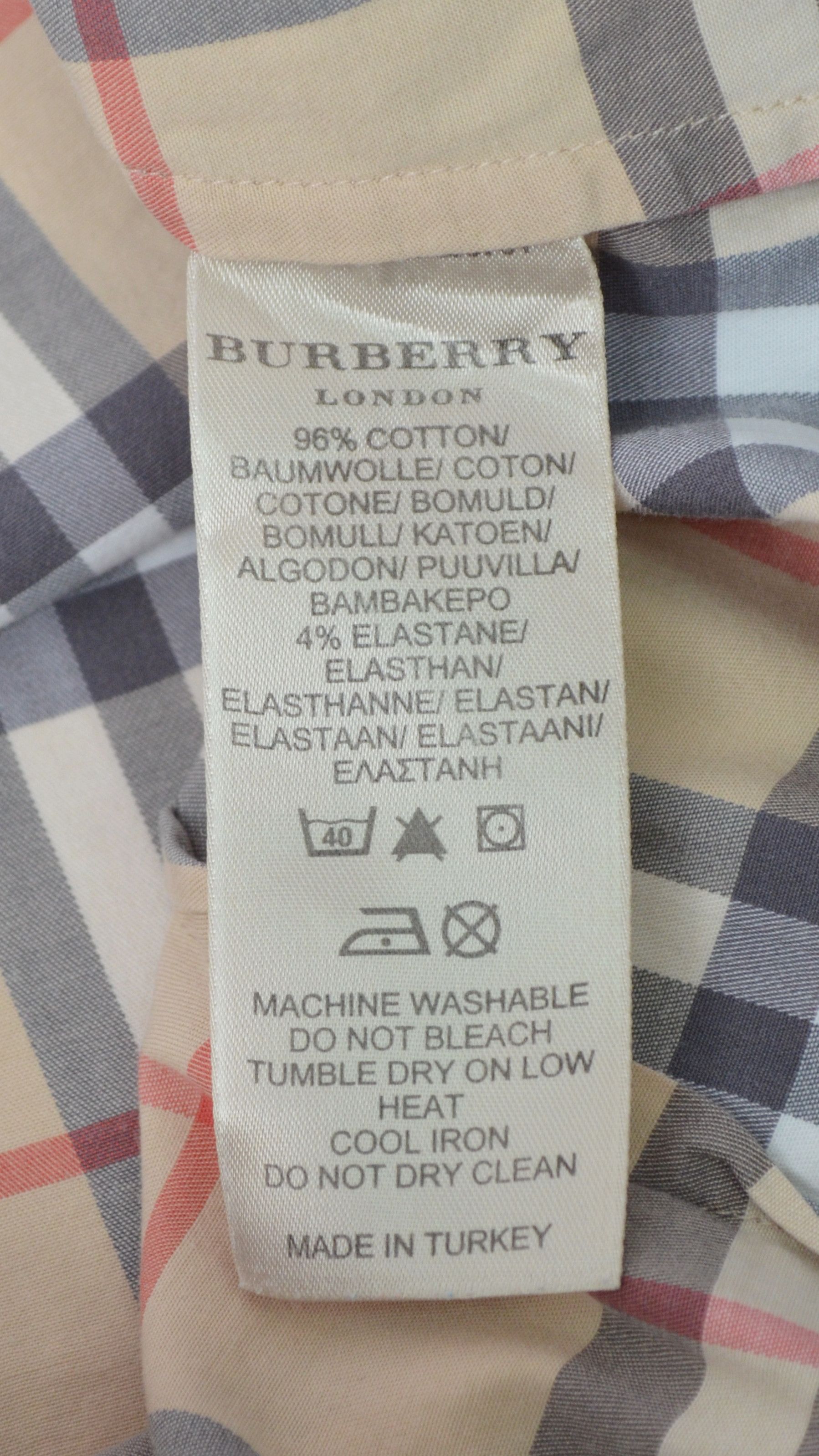Burberry × Designer Womens Burberry London Nova Check Short Sleeve Shirt Luxury Size M / US 6-8 / IT 42-44 - 12 Thumbnail