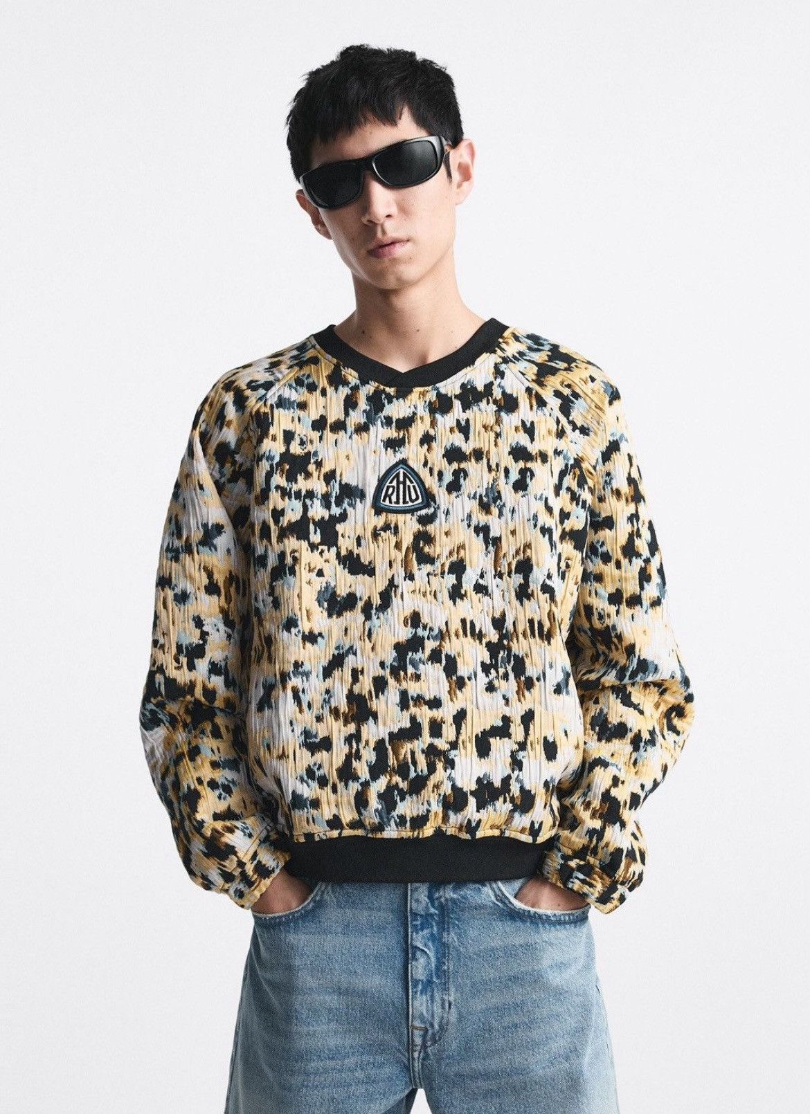 Rhude × Zara RHUDE x Zara NEW Animal Printed Sweatshirt Rhuigi men’s NEW Size US M / EU 48-50 / 2 - 2 Thumbnail