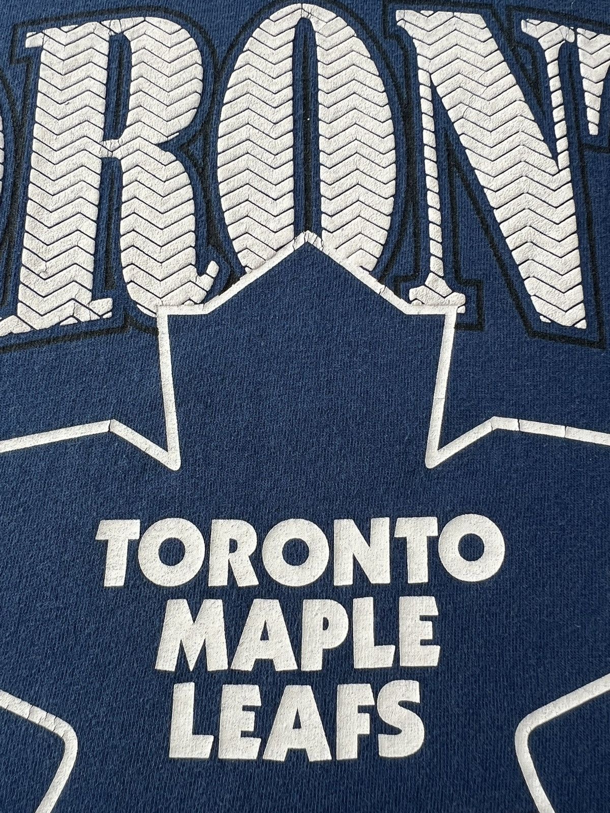 NHL Vintage 90s Toronto Maple Leafs NHL Starter Blue T-shirt Size US M / EU 48-50 / 2 - 4 Thumbnail