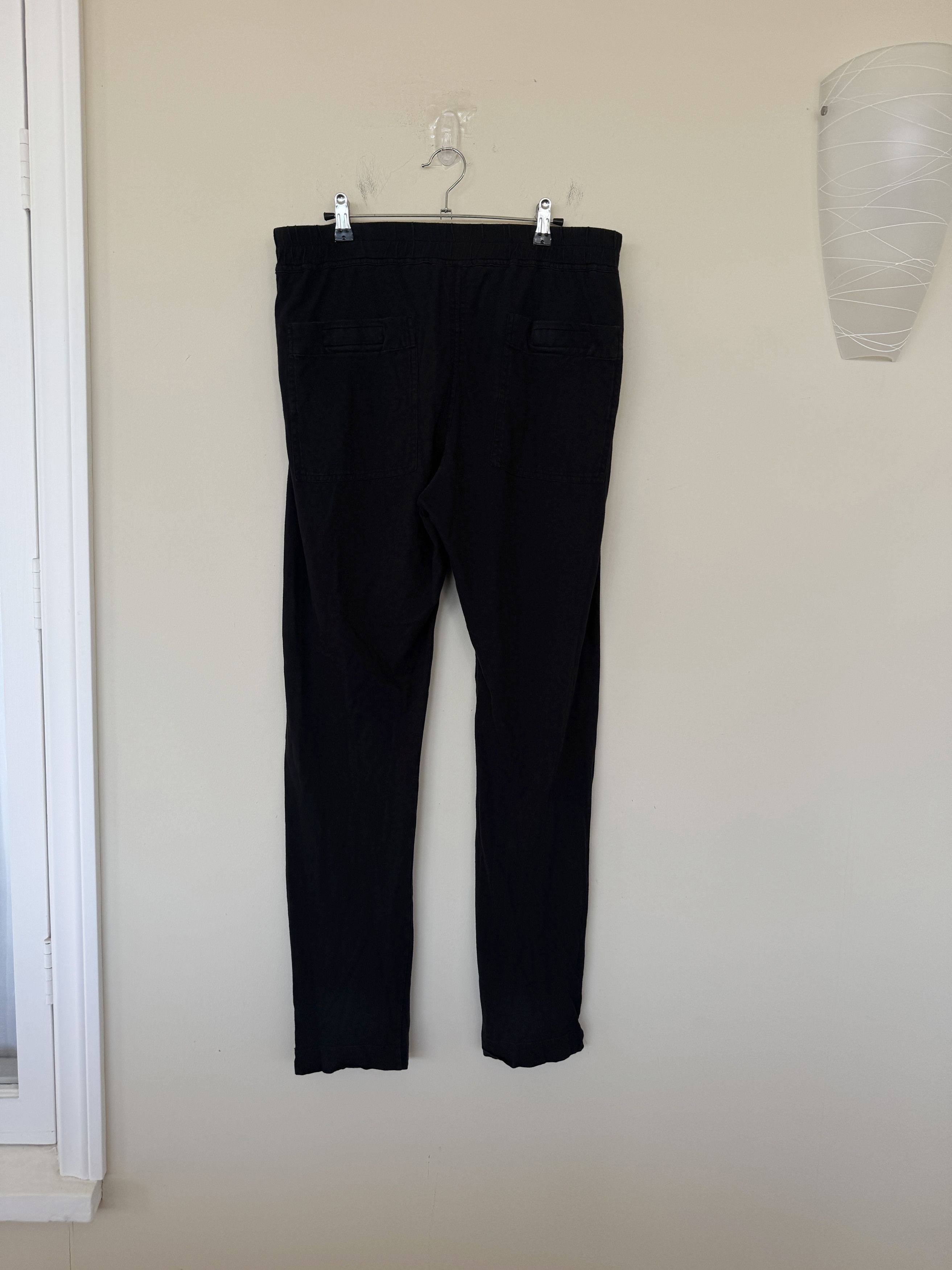Rick Owens Drkshdw Rick Owens Black Lounge Pant Size US 32 / EU 48 - 4 Thumbnail