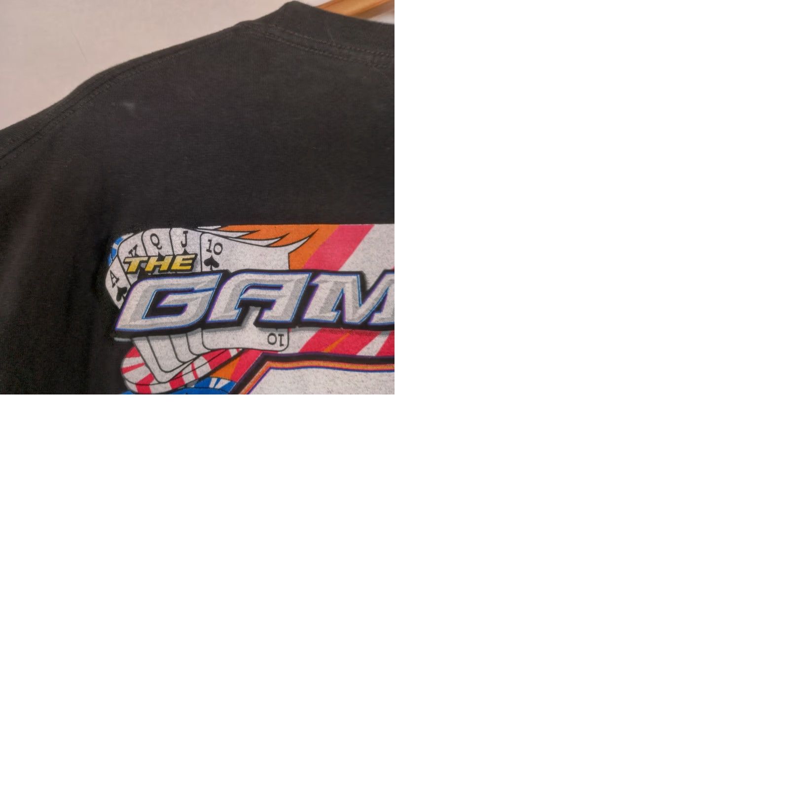 Vintage The Gambler Race Car Shirt XL Diamond Style Alstyle Apparel Men Black Cotton Crew Neck Short Sleeve Racing T Shirt West Virginia B1 Wilmoth Size US XL / EU 56 / 4 - 9 Thumbnail