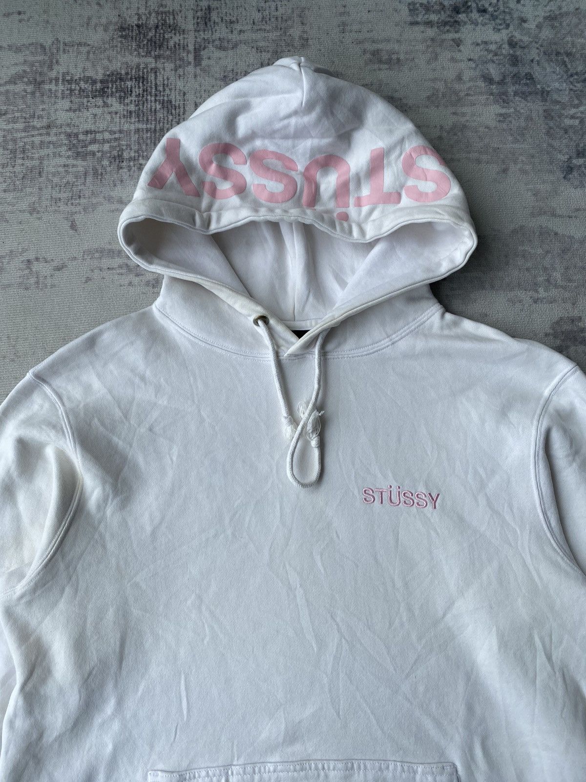 Stussy × Vintage OG Vintage Stussy Spellout Hoodies / Travis Flacko Scott Size US M / EU 48-50 / 2 - 2 Thumbnail
