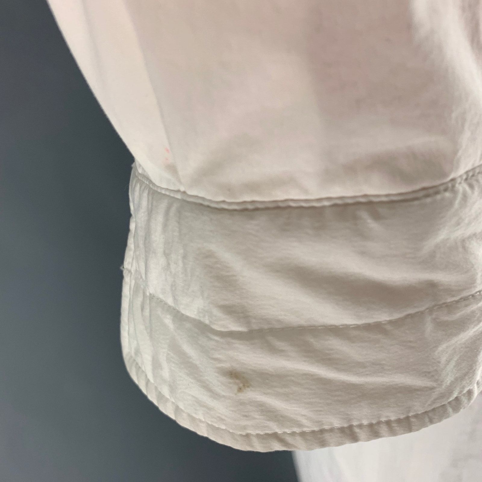 Sasquatchfabrix SASQUATCHfabrix XL Off White Quilted Cotton Blend Jacket Size US XL / EU 56 / 4 - 8 Thumbnail