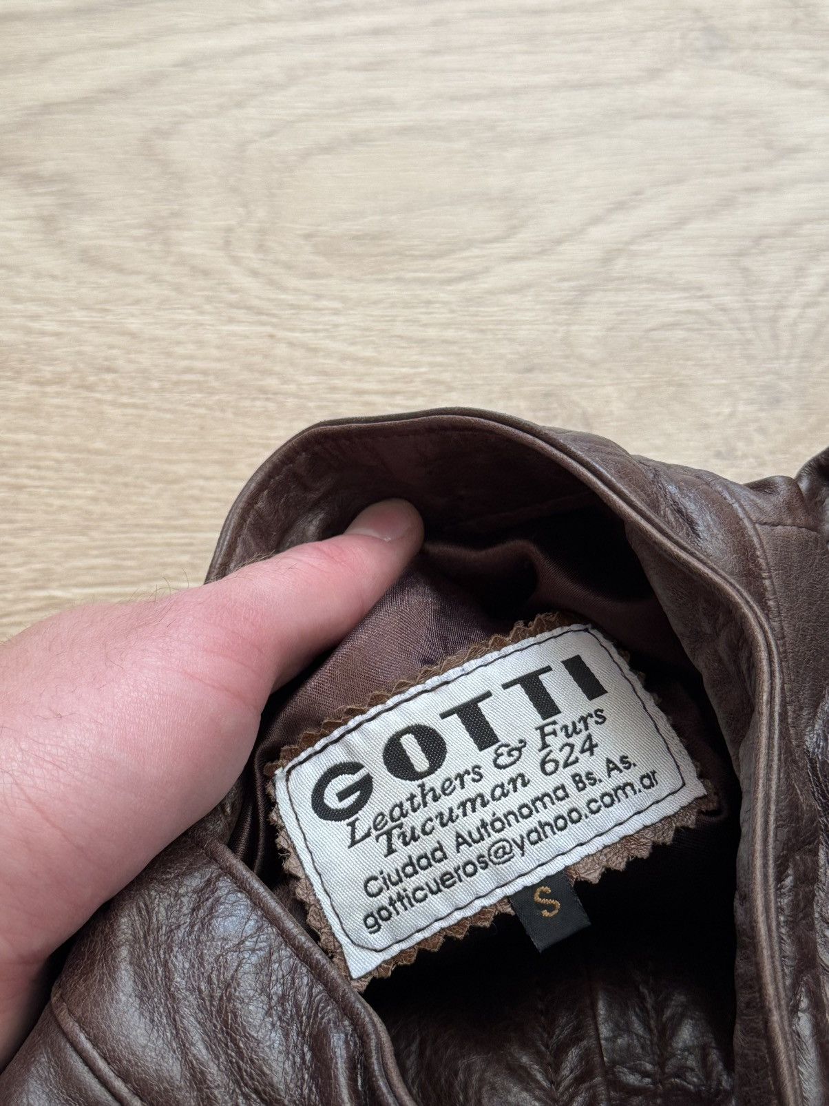 Genuine Leather Vintage Gotti y2k Brown Genuine Leather Moro Racing Jacket Size US M / EU 48-50 / 2 - 10 Thumbnail