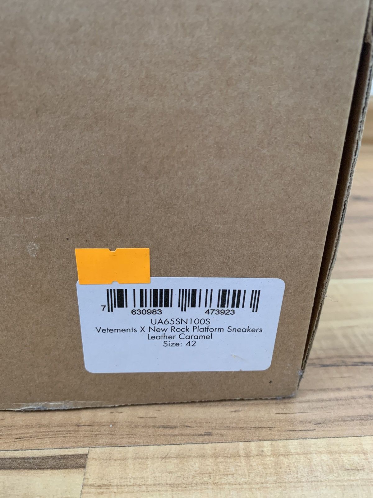 New Rock × Vetements VETEMENTS x New Rock flamesole camel boots *rare* Size US 9 / EU 42 - 10 Thumbnail