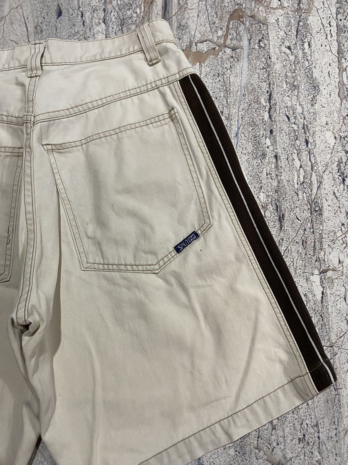 Split VINTAGE SPLIT SKATEBOARDS SHORT JORTS STRIPPED PANTS Size US 32 / EU 48 - 5 Thumbnail