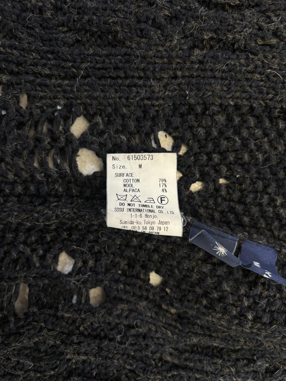 Maison MIHARA YASUHIRO Mihara Yasuhiro Distressed Cardigan Size US M / EU 48-50 / 2 - 7 Thumbnail