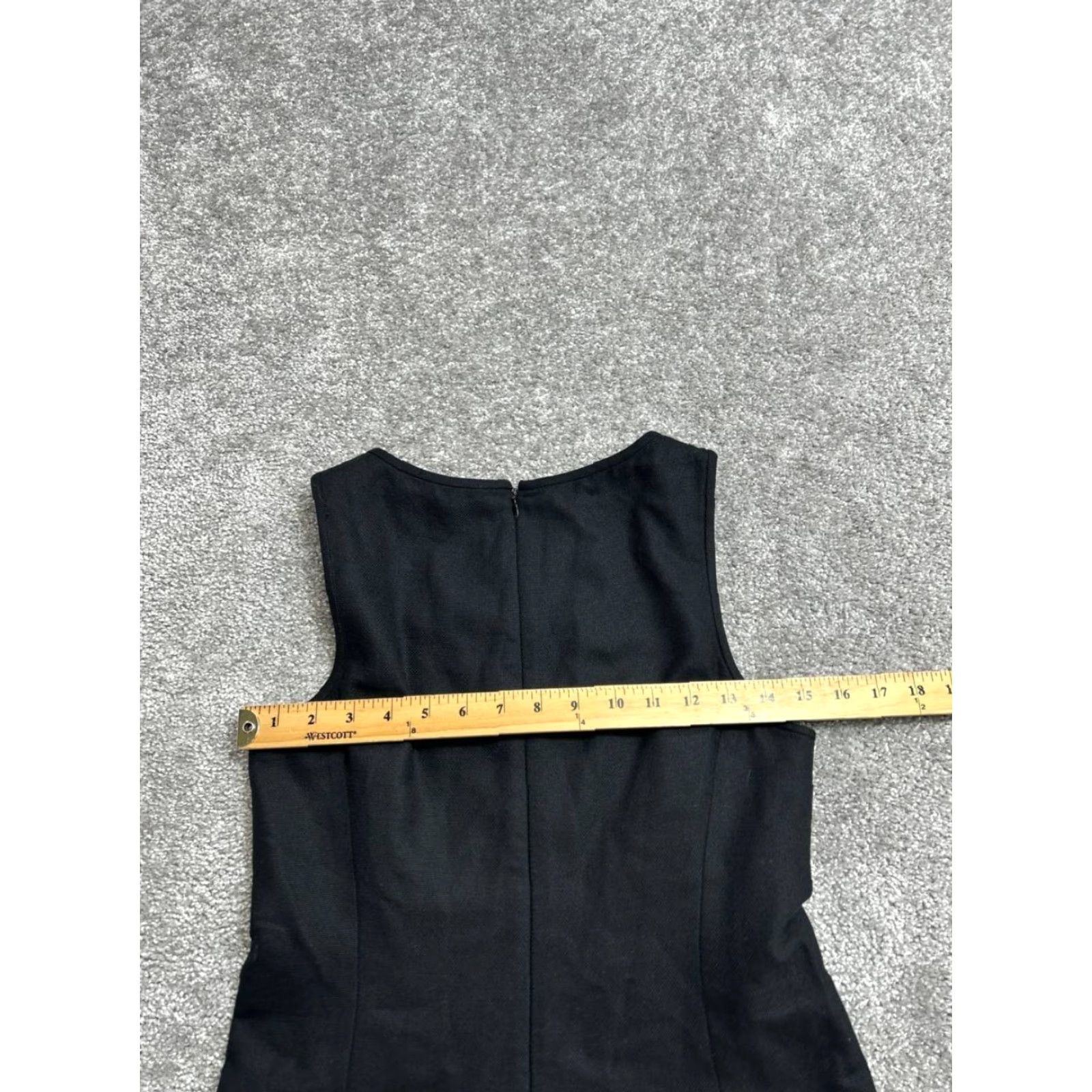 Theory Tillora Dress Women 4 Black Virgin Wool Sleeveless Back Zip Fit And  Flare - ilac.rochib.com