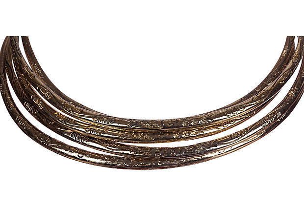 Designer Miao-Inspired Gold Plated Costume Necklace Size ONE SIZE - 3 Thumbnail