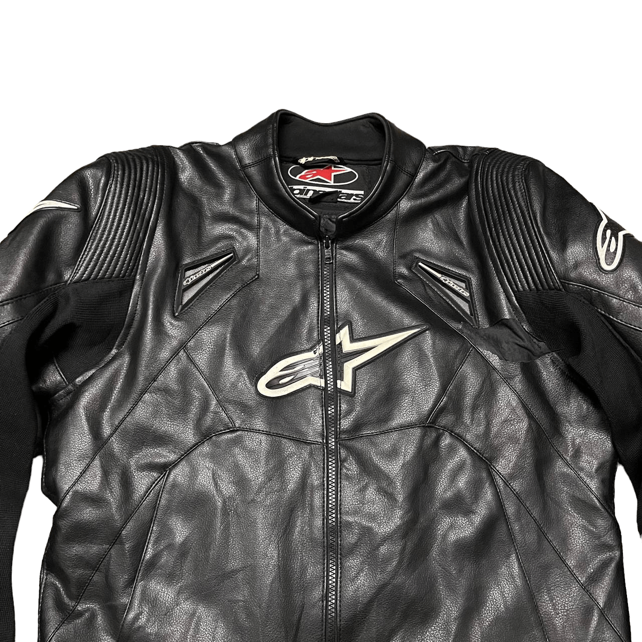 Alpinestars Vintage Alpinestars Motorcycle Racing Jacket With Padding Size US L / EU 52-54 / 3 - 2 Thumbnail