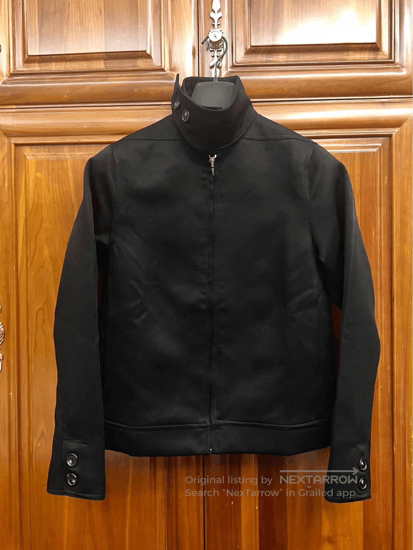 Rick Owens Irregular Zip Jacket.