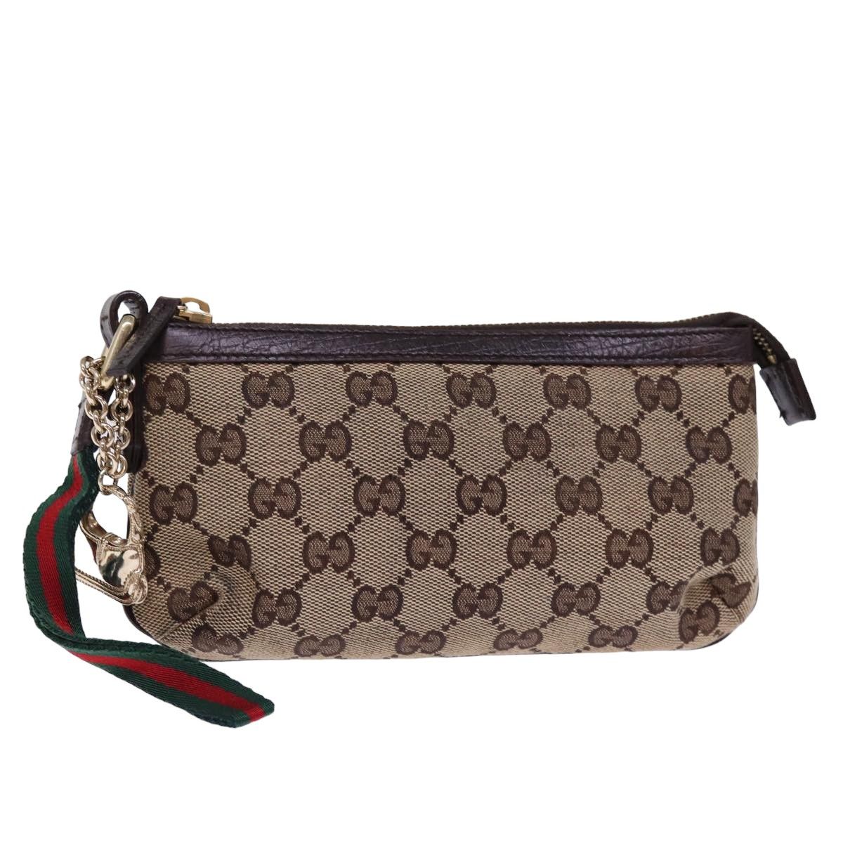 Gucci Gg Canvas Beige Canvas Clutch Bag (Pre-Owned) Size ONE SIZE - 1 Thumbnail