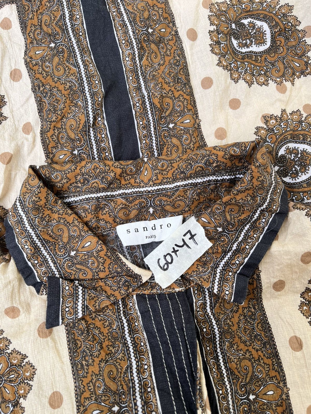 Sandro Sandro Paris Paisley Puff Blouse shirt Size S / US 4 / IT 40 - 6 Thumbnail