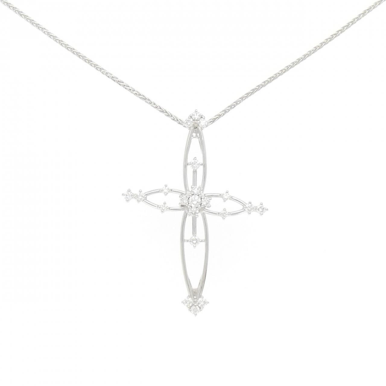 Other Tasaki Tasaki Au750 Diamond Necklace Metal Necklace DUTY FREE for USA Size ONE SIZE - 1 Thumbnail