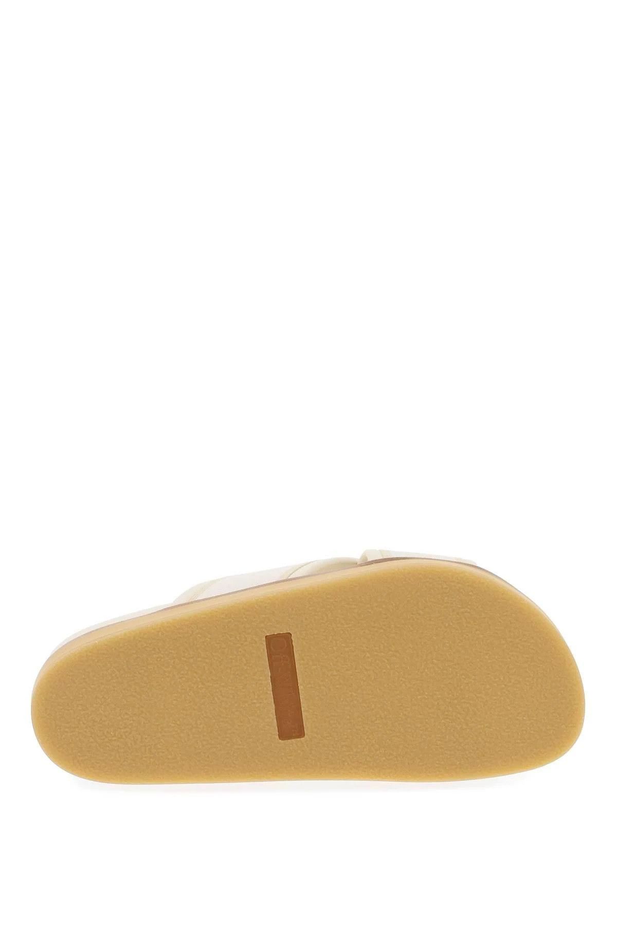 Off-White o1s22i1n0824 Embroidered Logo Slides in Off White Size US 7 / IT 37 - 5 Thumbnail