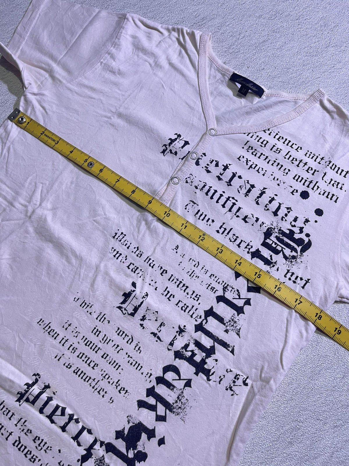 Hysteric Glamour Y2K MACALESTE short sleeve tshirt Size US M / EU 48-50 / 2 - 8 Thumbnail