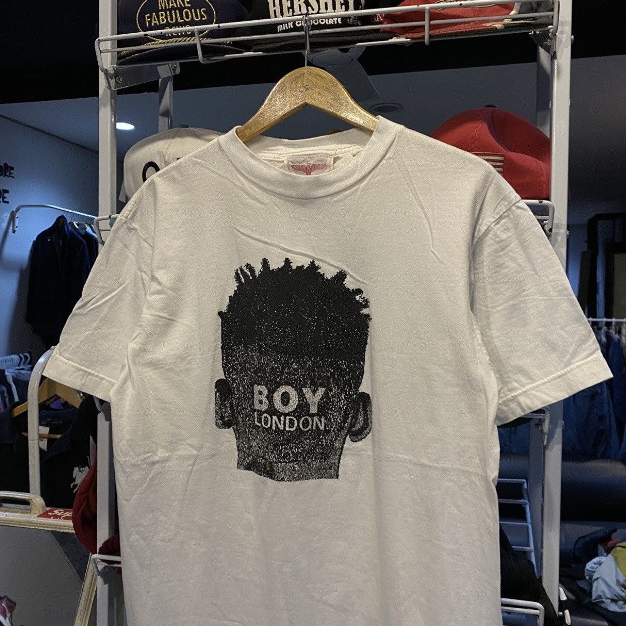 Boy London Vintage 90's Boy London "British Invention" Post-Punk TShirt Size US M / EU 48-50 / 2 - 3 Thumbnail