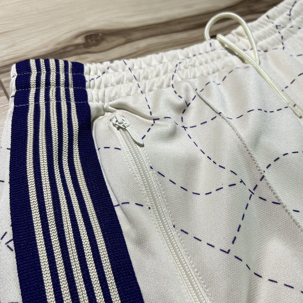 DC × Japanese Brand × Needles Pattern Side Ribbon Track Pants Size US 30 / EU 46 - 3 Thumbnail