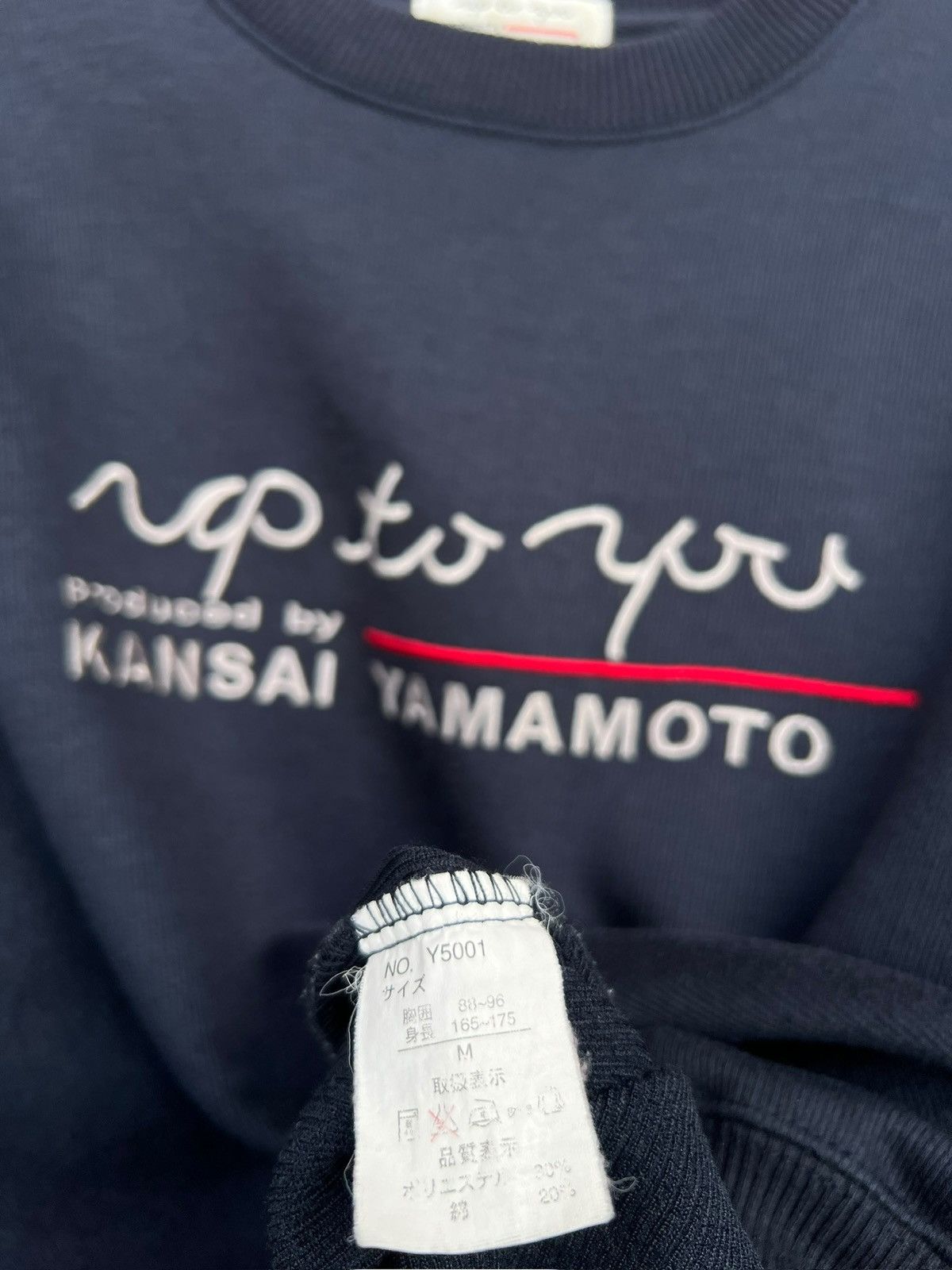 Kansai Yamamoto Kansai Yamamoto Kansai Man Up To You Black Sweatshirt Size US M / EU 48-50 / 2 - 6 Thumbnail