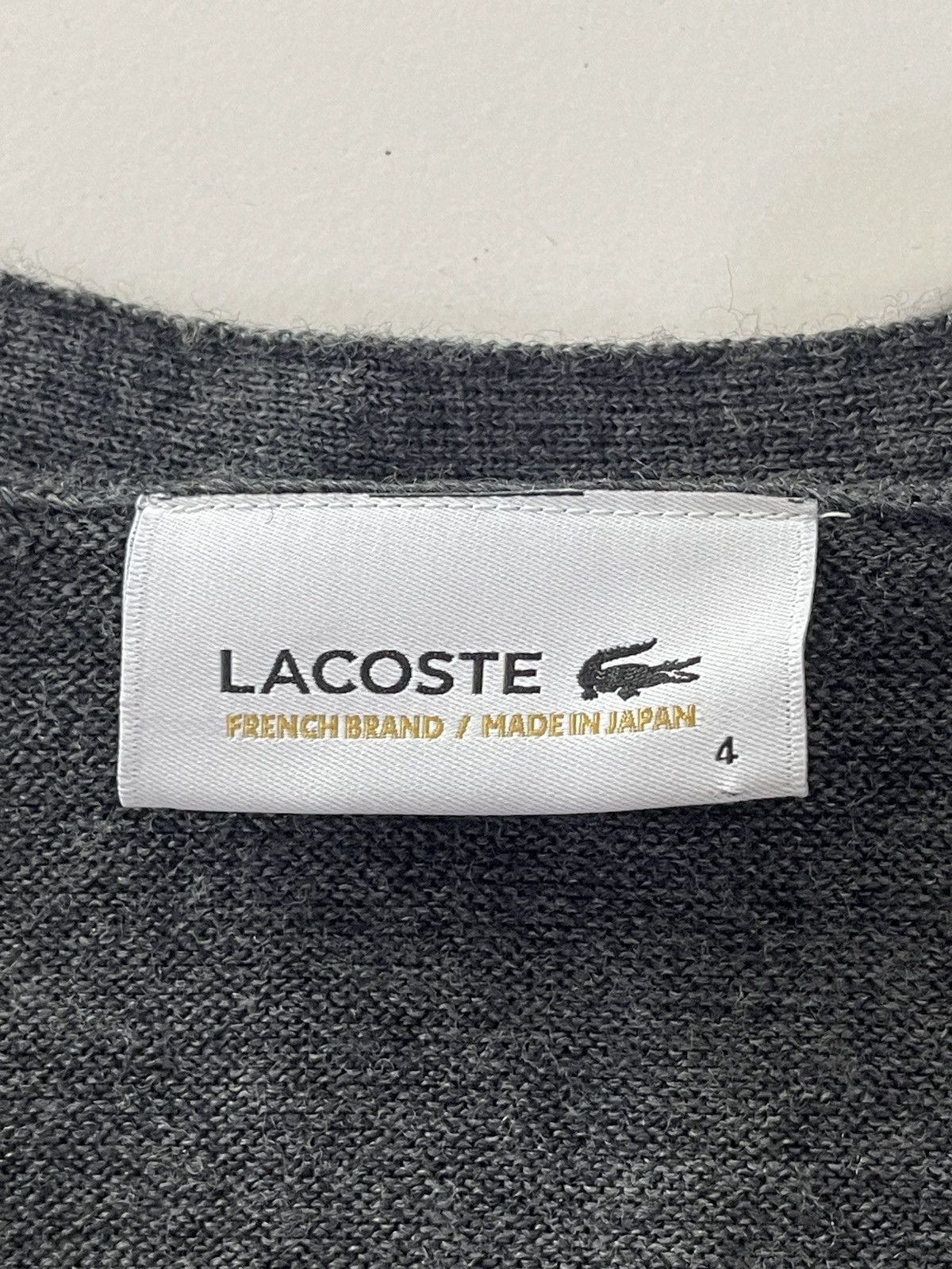 Lacoste Lacoste Cardigan Size S / US 4 / IT 40 - 2 Thumbnail