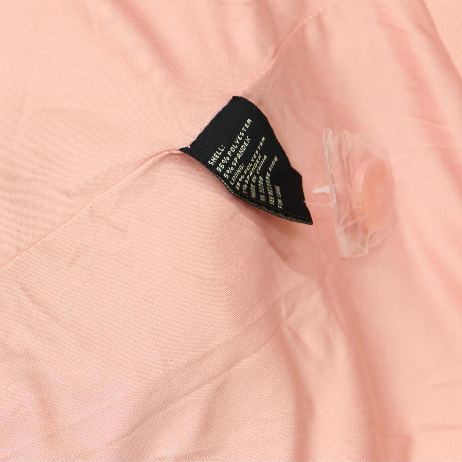 Designer DG2 Womens Stretch Crepe Blazer 687783 Blush Pink 1X Size XL / US 12-14 / IT 48-50 - 5 Thumbnail