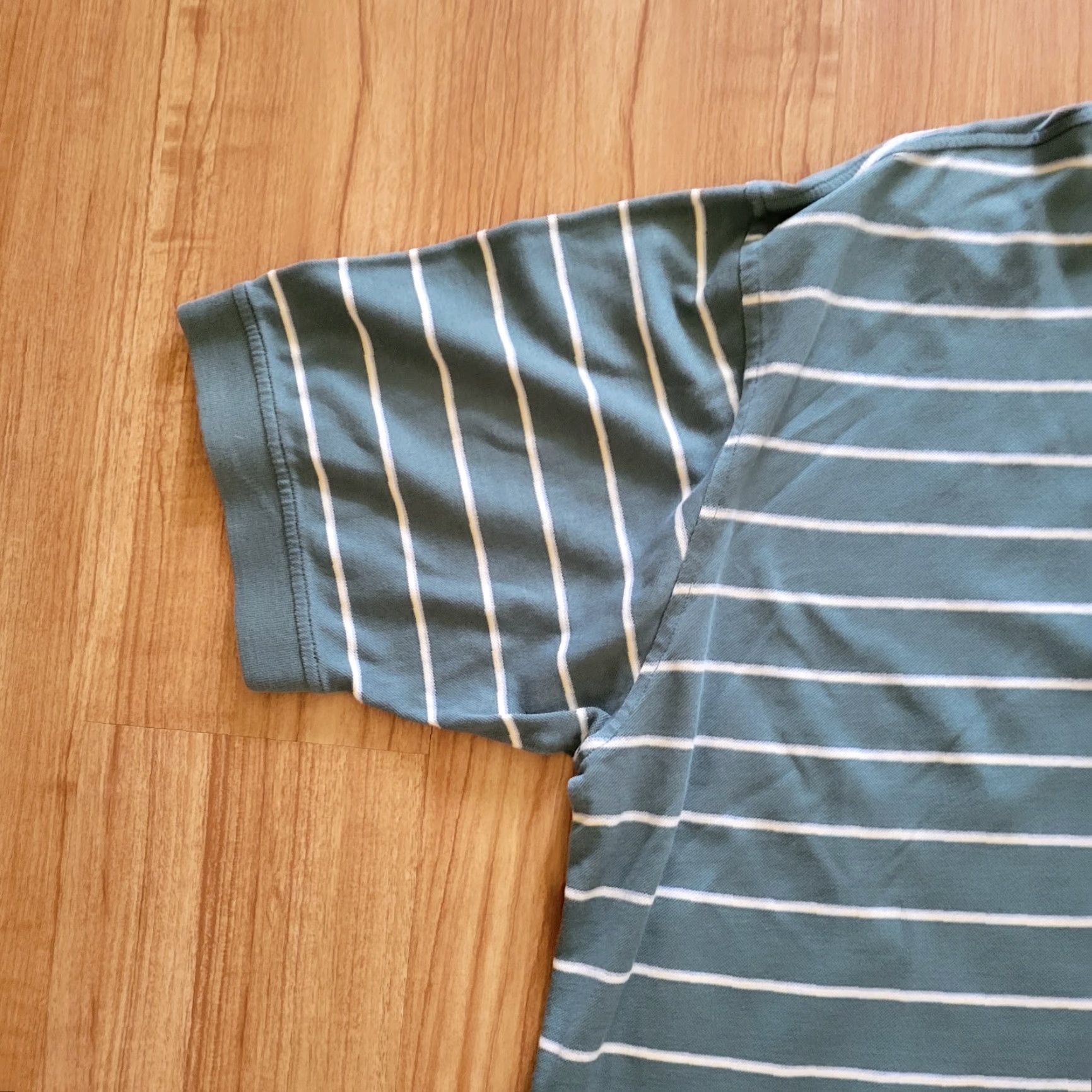 Vintage VINTAGE? No — Fairway & Greene Polo Shirt Mens L Green White Striped, Fairway Sol Aruba, Golf Size US L / EU 52-54 / 3 - 2 Thumbnail