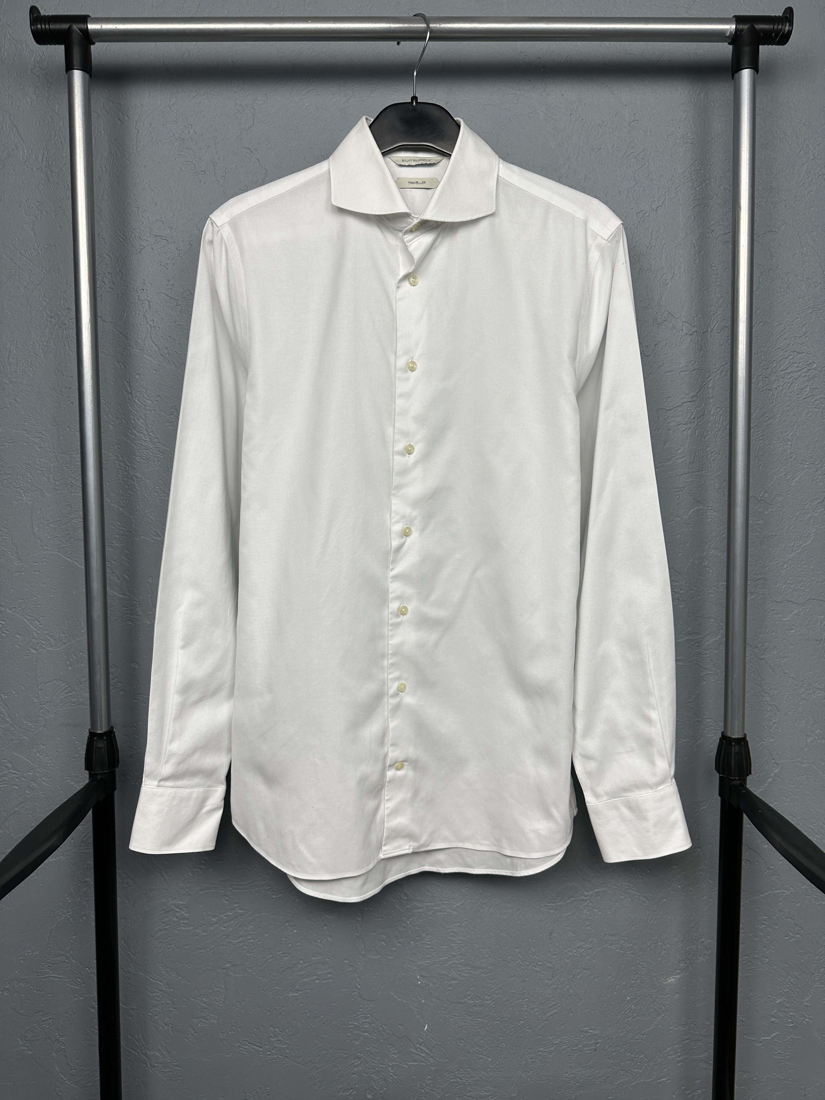 Suitsupply Suitsupply Traveller Mens Long Sleeve Shirt Size US M / EU 48-50 / 2 - 1 Thumbnail