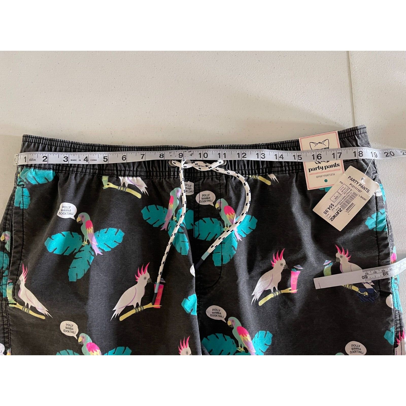 Zumiez NWT Men's Swim Trunks Zumiez Party Pants Size XL Size US 40 / EU 56 - 7 Thumbnail
