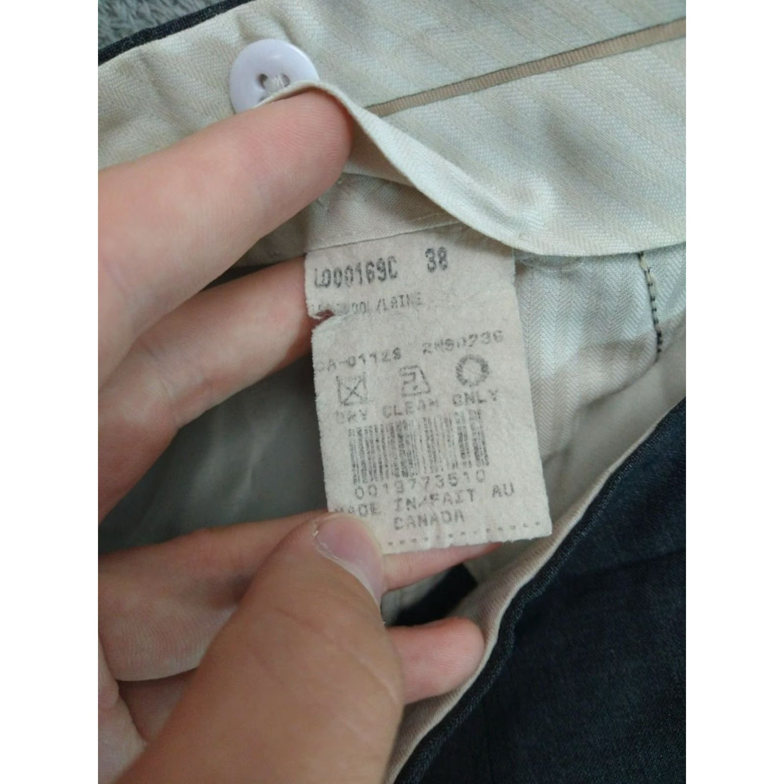 Chaps Chaps Dress Pants Mens 38 x 31 Gray Wool Pleated Cuffed Career Trouser Preppy Dress Pants Mens 38 Gray Wool Pleated Cuffed Career Trouser Preppy Size US 38 / EU 54 - 7 Thumbnail