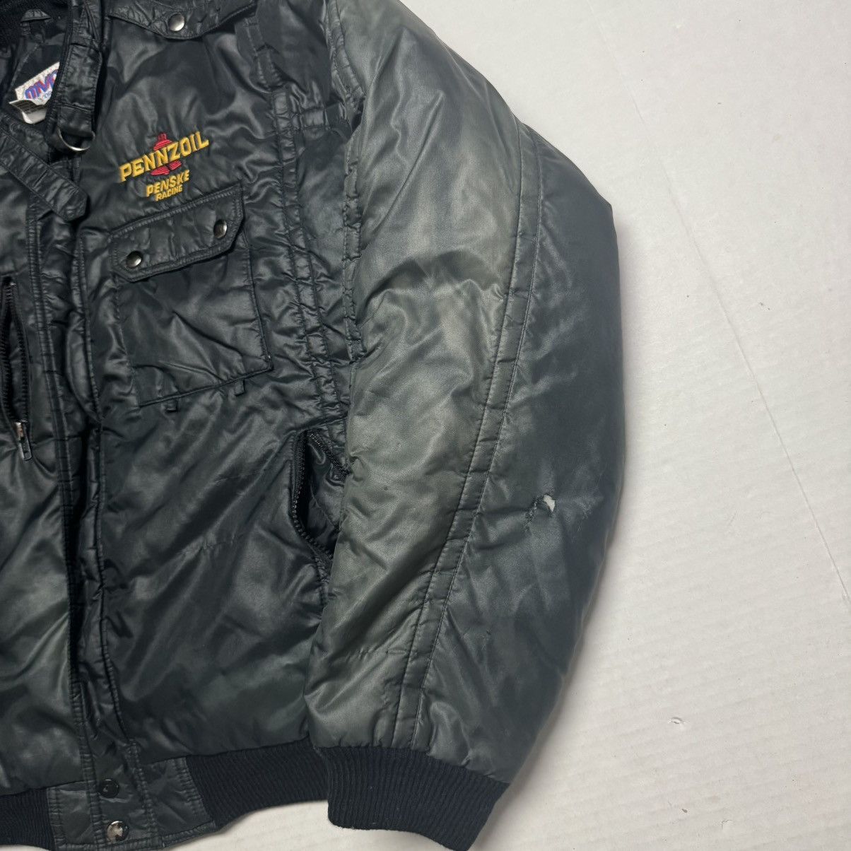 Mvp Vintage 80s Pennzoil Penske Racing Jacket MVP Sport Damaged Size US XL / EU 56 / 4 - 13 Thumbnail