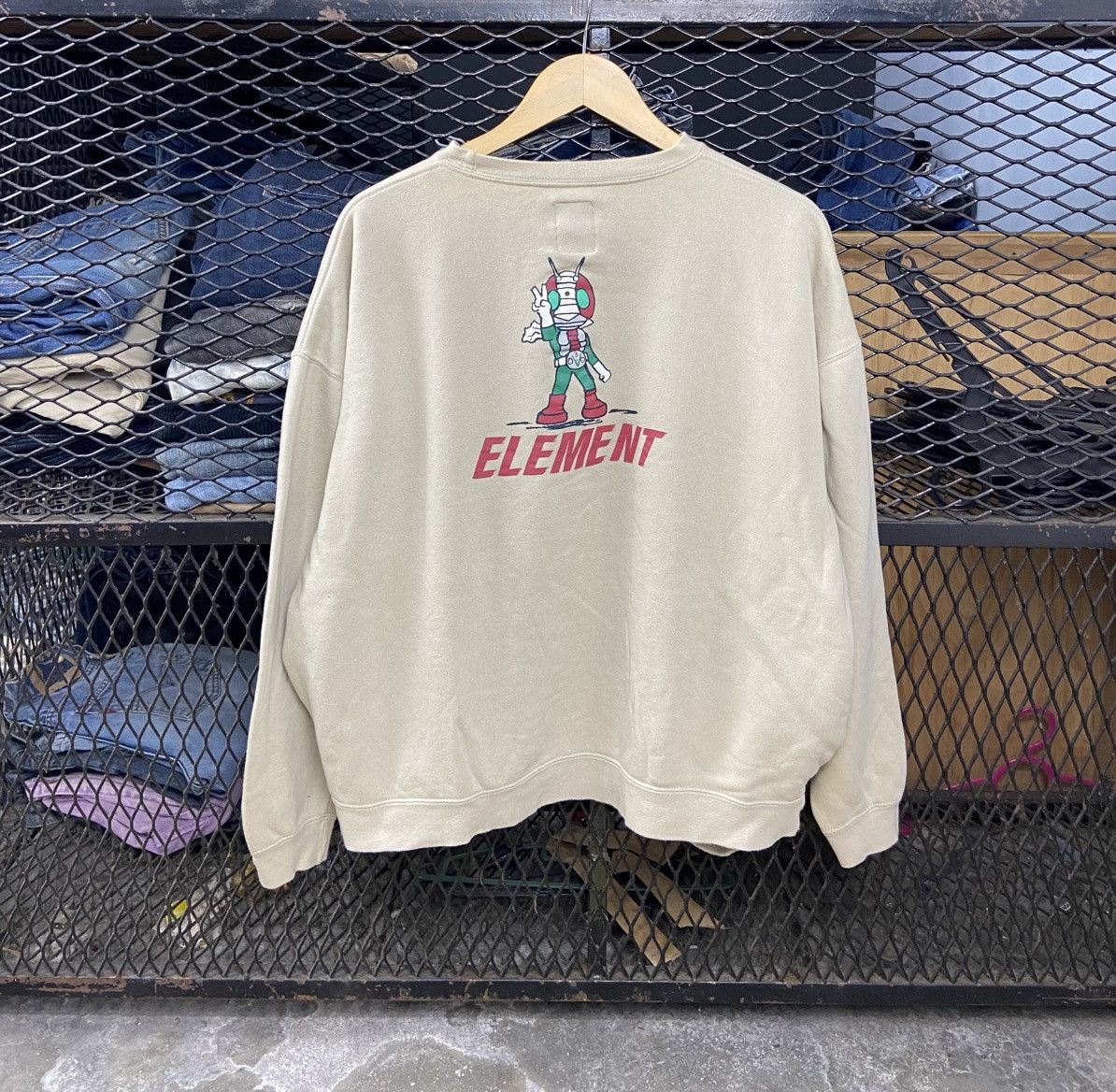 Anime × Element × Other ❤️‍🔥SEND OFFER❤️‍🔥Element Skate X Kamen Rider Sweatshirt Size L / US 10 / IT 46 - 1 Thumbnail