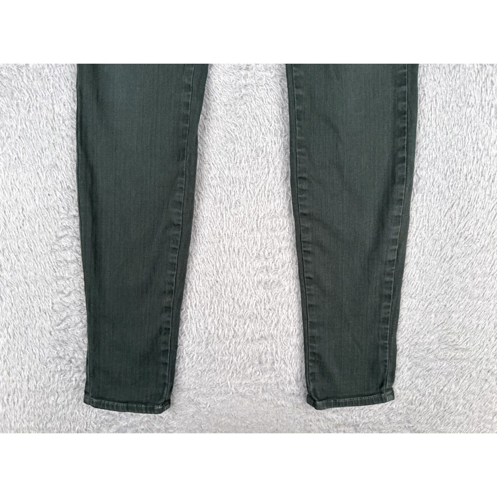 J Brand JBrand Jeans Womnens 25 Gray Green Denim Skinny Cotton Blend Mid Rise 25x29 Size 42" / US 20 - 2 Thumbnail