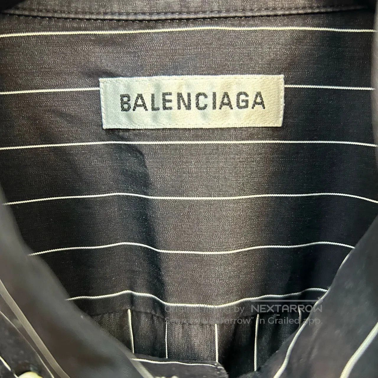 Balenciaga balenciaga striped shirt in excellent condition. Size XXS / US 00 / IT 34 - 3 Thumbnail