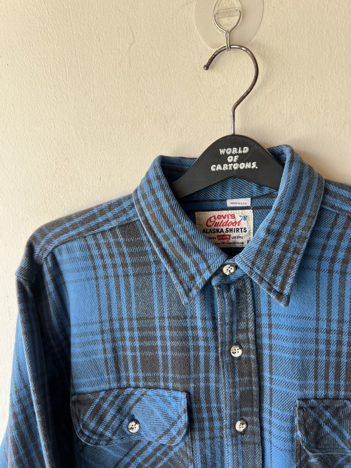 Levi's 1994 Levi’s Outdoors Alaska Flannel Shirt Vintage Size US L / EU 52-54 / 3 - 7 Thumbnail