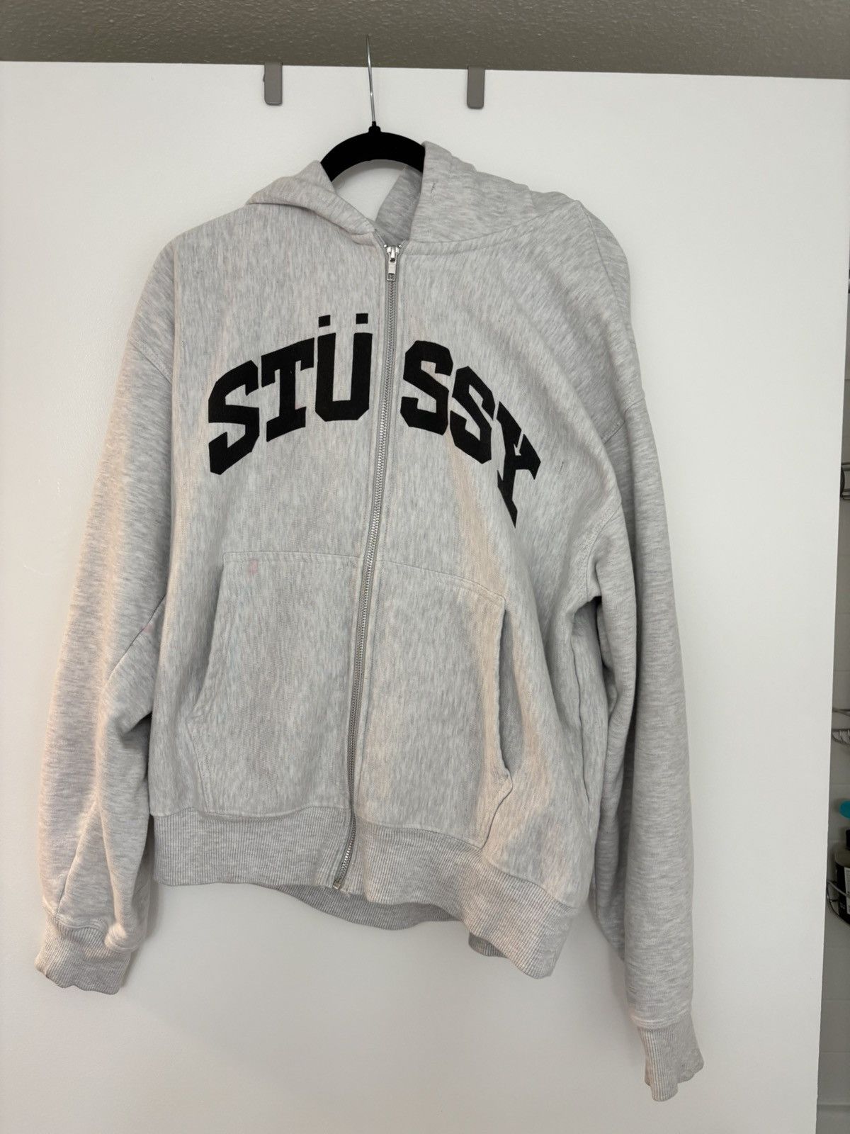 トップス Stussy 00s Logo Zip up Parka Basic Stüssy Zip Hoodie – Navy | Tee & Sweats | Stüssy