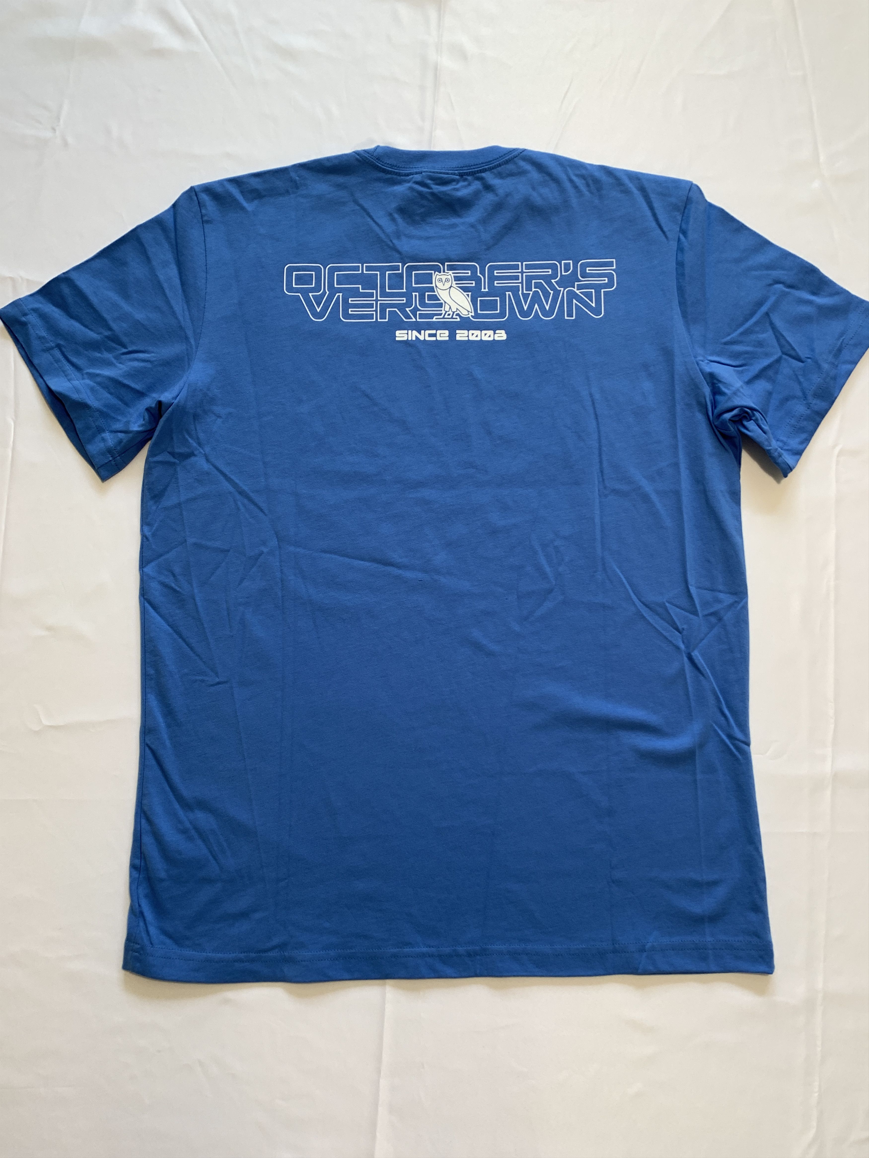 Drake *RARE* OVO Iridescent Grid OG Owl T-shirt Size US XL / EU 56 / 4 - 6 Thumbnail