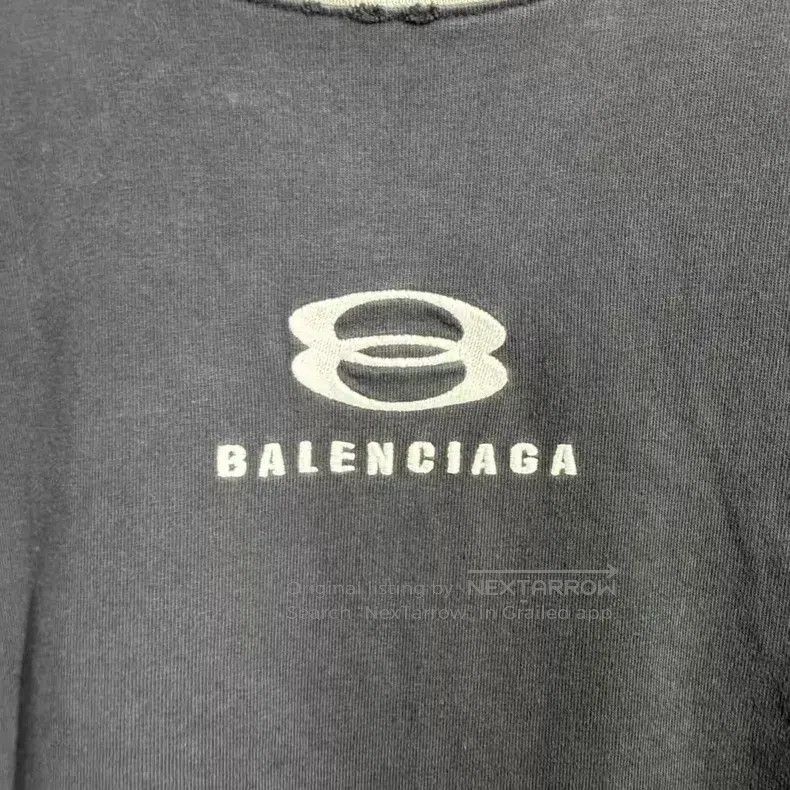 Balenciaga Balenciaga Patchwork Double Ring Short Sleeve Size US M / EU 48-50 / 2 - 3 Thumbnail
