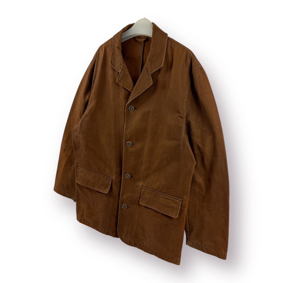 Japanese Brand 🔥 SCENE Metropolitan JAPAN DUCK CANVAS CHORE JACKET - L Size US L / EU 52-54 / 3 - 2 Thumbnail
