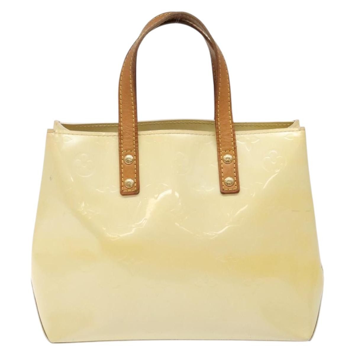 Louis Vuitton LOUIS VUITTON Monogram Vernis Reade PM Hand Bag Perle M91336 Size ONE SIZE - 2 Thumbnail