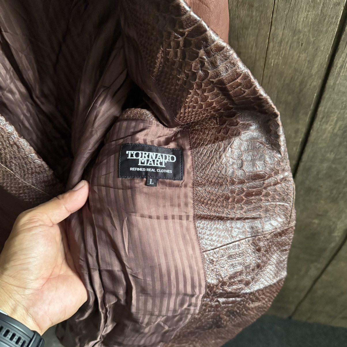 Tornado Mart Vintage Tornado Mart Leather Blazer Jacket Size L / US 10 / IT 46 - 3 Thumbnail