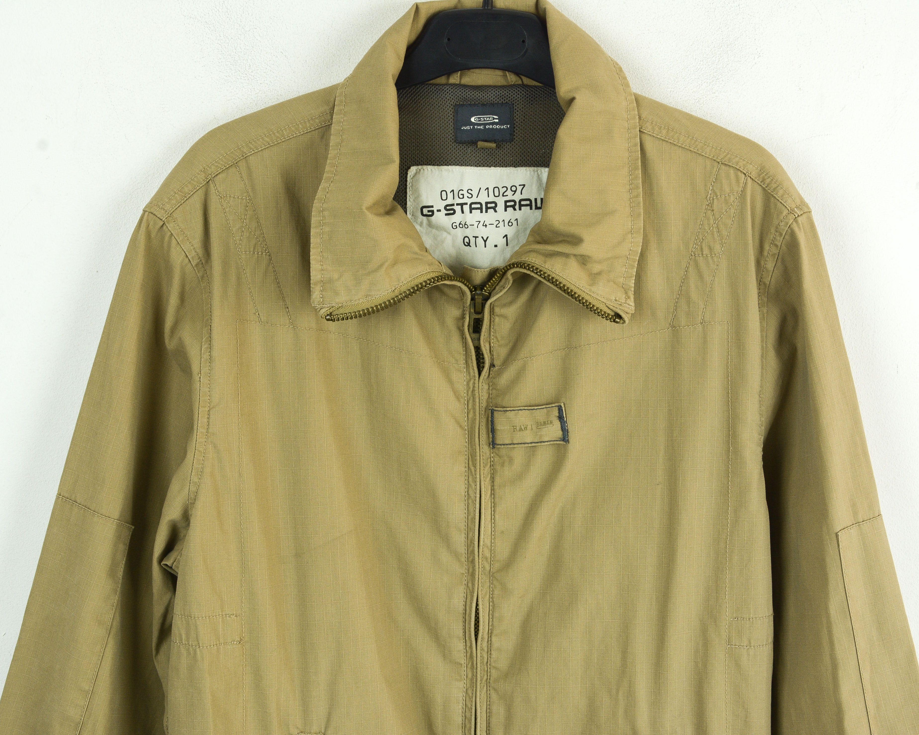 G-Star Field Jacket M 100% Cotton Casual Zip Up Coat Bomber Fall Size US M / EU 48-50 / 2 - 3 Thumbnail