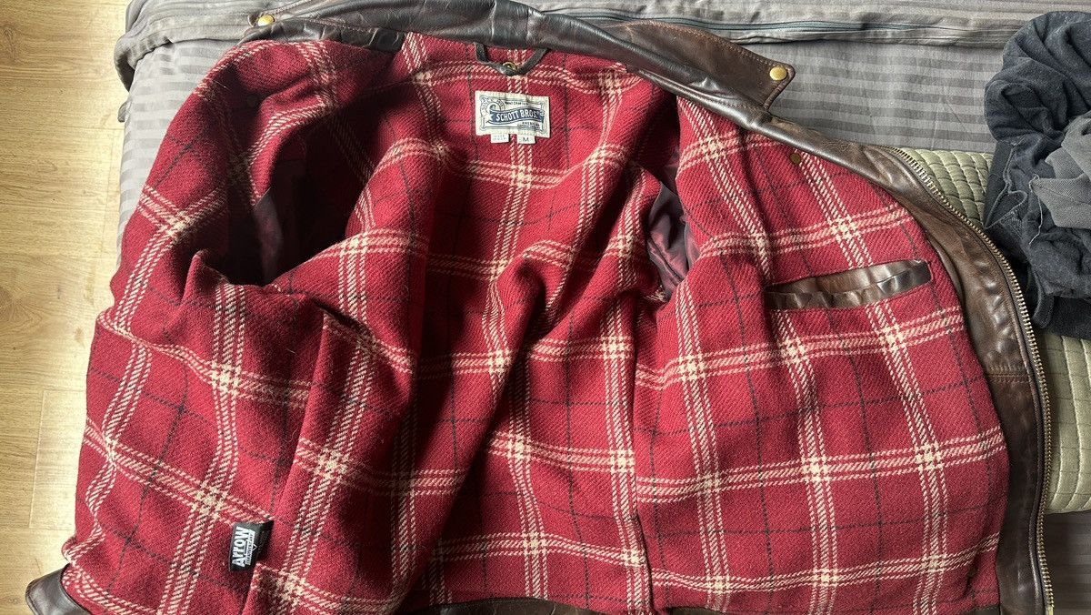 Schott Schott Perfecto 619 Hand Oiled Brown Cowhide Leather Jacket Size US M / EU 48-50 / 2 - 11 Thumbnail