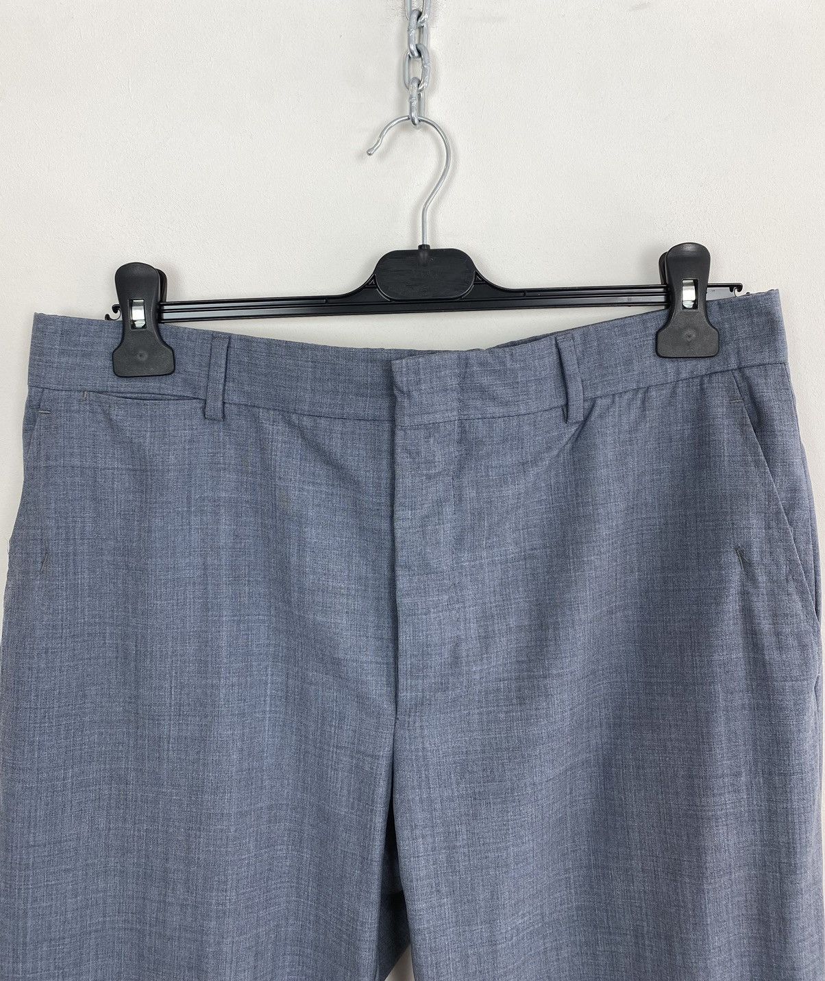 Yves Saint Laurent Yves Saint Laurent Suit Set Pants + Vest + Jacket Blue dress Size 50R - 4 Thumbnail