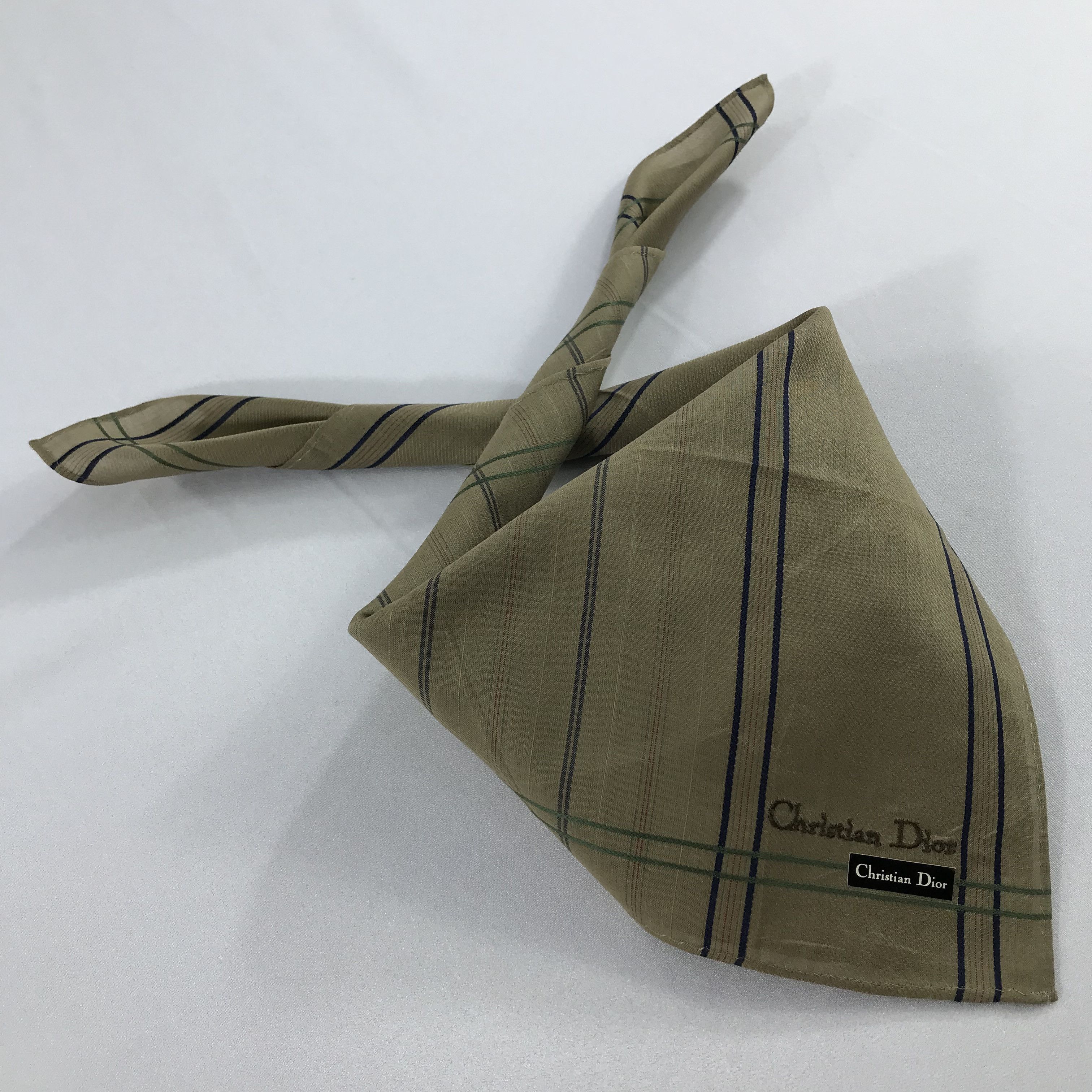 Vintage Christian Dior Bandana / Handkerchief / Neckerchief - S2036 Size ONE SIZE - 4 Thumbnail