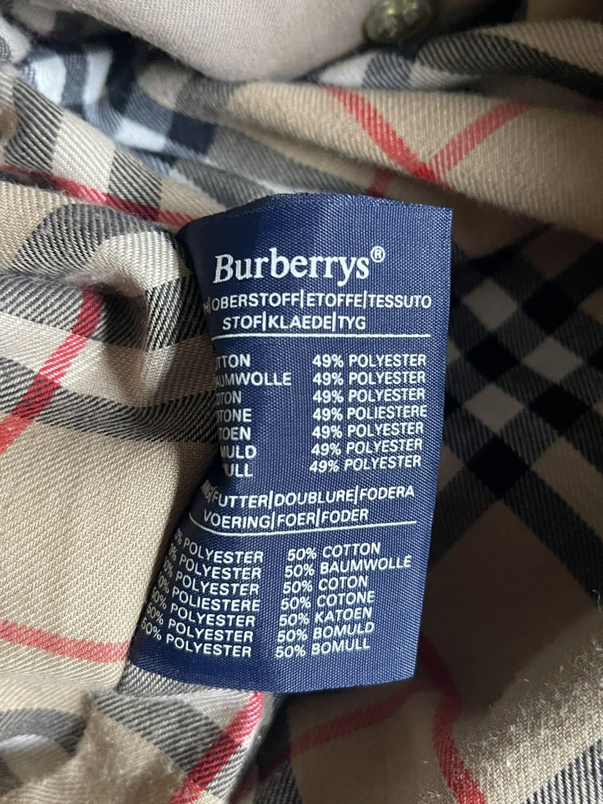 Burberry Vintage Burberrys Nova Check Lining Trench Coat Size US M / EU 48-50 / 2 - 6 Thumbnail