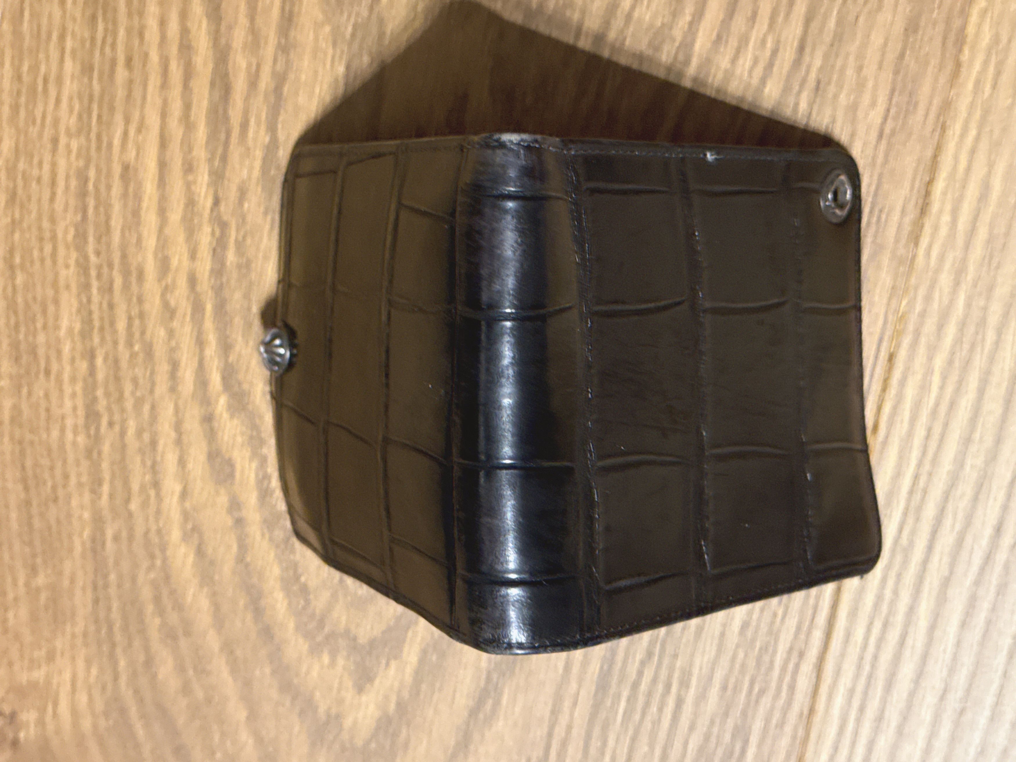 Chrome Hearts Rare Chrome hearts Black Alligator Leather Wallet Size ONE SIZE - 3 Thumbnail