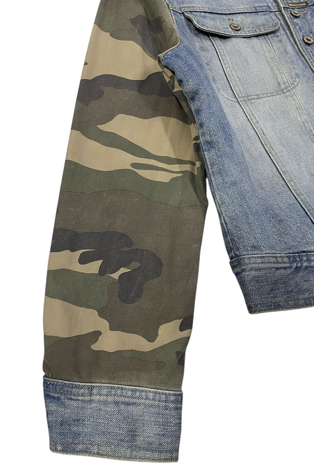 Dolce & Gabbana Y2K Dolce&Gabbana Denim Camo Jacket Size US L / EU 52-54 / 3 - 7 Thumbnail