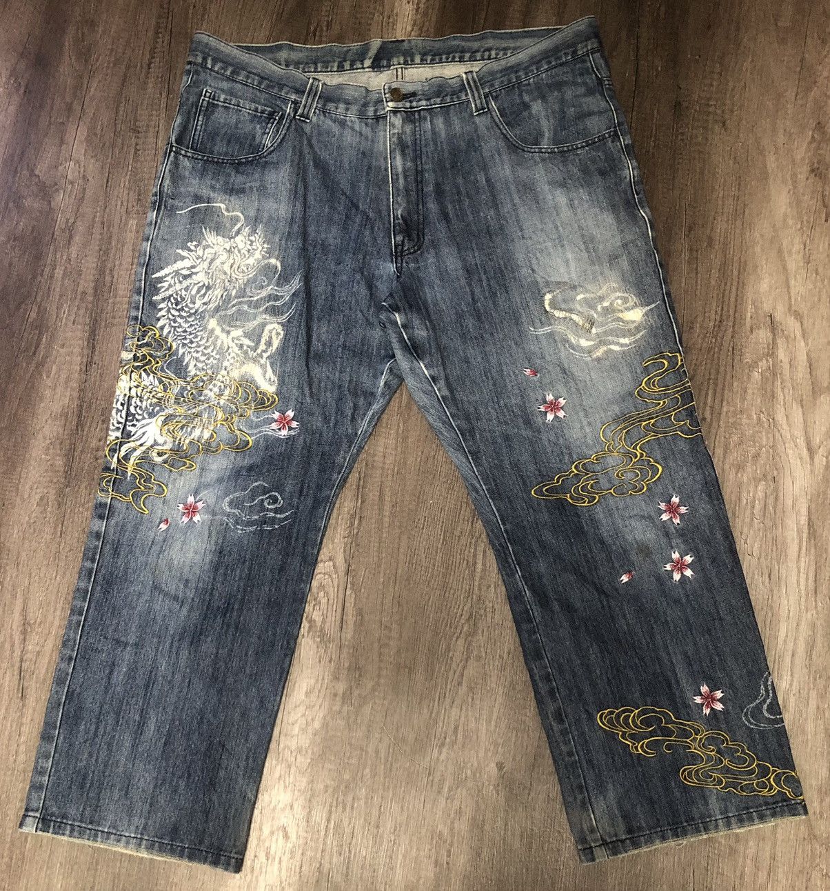 Designer × Japanese Brand VOMANIE JAPANESE JEANS SUKAJAN STYLE Size US 40 / EU 56 - 5 Thumbnail